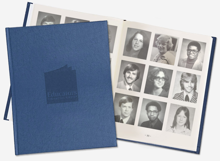 Photo of yearbook