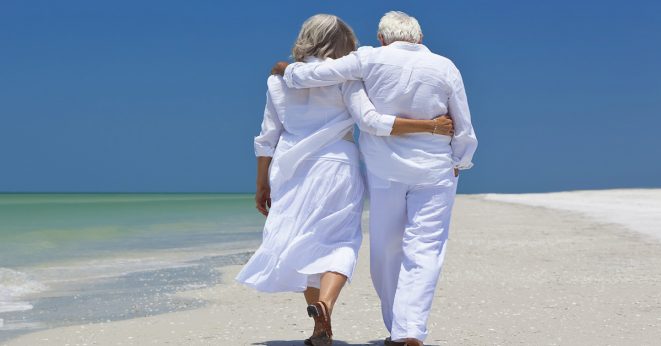 Older man and woman in white - Educators Financial Group